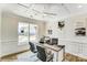Office with wainscoting and large window at 128 Ballantree Rd # 46, Mooresville, NC 28115
