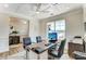 Office with recessed lighting and large window at 128 Ballantree Rd # 46, Mooresville, NC 28115
