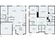 Detailed floor plan showcasing the layout of this two-story home at 14247 Canemeadow Dr, Charlotte, NC 28278