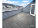 Private rooftop deck with brick pavers at 2124 Electric Ln, Charlotte, NC 28205