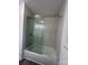 Clean bathroom with a glass enclosed tub and shower at 2334 Woodleaf Dr, Gastonia, NC 28052