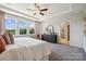 Spacious main bedroom with large windows and en-suite bathroom at 3122 Beacon Heights Rd, Indian Land, SC 29707
