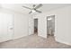 Bedroom with ceiling fan and en-suite bathroom at 448 E 16Th St, Charlotte, NC 28206