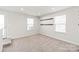 Cozy bedroom with floating shelves and window blinds at 448 E 16Th St, Charlotte, NC 28206