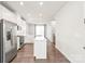 Modern kitchen with stainless steel appliances and island at 448 E 16Th St, Charlotte, NC 28206