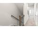Upstairs hallway with staircase and access to rooms at 448 E 16Th St, Charlotte, NC 28206