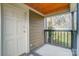 Deck with door access and view of backyard at 804 Rayon St, Charlotte, NC 28216