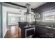 Modern kitchen with stainless steel appliances and dark cabinetry at 804 Rayon St, Charlotte, NC 28216