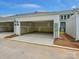 Spacious two-car garage with concrete floor and ample lighting at 10117 Mamillion Dr, Huntersville, NC 28078