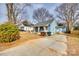 Blue house with a front porch and driveway at 124 Piedmont St, Rock Hill, SC 29730