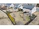 Aerial view of house and expansive backyard with landscaping at 2012 Orby Ave, Indian Trail, NC 28079