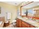 Double vanity bathroom with granite countertop at 2012 Orby Ave, Indian Trail, NC 28079