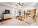 Open floor plan living room with a view of the kitchen and dining area at 2012 Orby Ave, Indian Trail, NC 28079