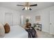 Cozy bedroom with a comfortable bed and a small sitting area at 275 Broad Sw Dr, Concord, NC 28025