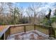 Wooden deck overlooking backyard at 275 Broad Sw Dr, Concord, NC 28025