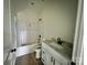 Bathroom with granite countertop and bathtub at 2906 Lathan Rd, Monroe, NC 28112