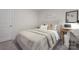 Cozy bedroom featuring a full bed, workspace, and calming decor at 3016 Ora Smith Rd, Lincolnton, NC 28092