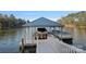 Covered boat dock with room for two boats at 3917 Acacia N Rd, York, SC 29745