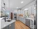 Modern kitchen with stainless steel appliances and white shaker cabinets at 3917 Acacia N Rd, York, SC 29745