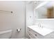 Stylish bathroom boasts a modern vanity, updated fixtures, and ample lighting at 3988 Crestview Dr, Rock Hill, SC 29732