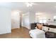 Bright hallway with wood floors and linen closet at 3988 Crestview Dr, Rock Hill, SC 29732