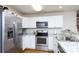 Kitchen with stainless steel appliances and granite counters at 3988 Crestview Dr, Rock Hill, SC 29732