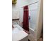 Bathroom with shower/tub combo and updated vanity at 414 S Yadkin Ave, Spencer, NC 28159