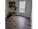 Bedroom with hardwood floors and decorative accents at 414 S Yadkin Ave, Spencer, NC 28159