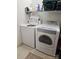 Full-sized washer and dryer in laundry room at 414 S Yadkin Ave, Spencer, NC 28159