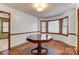 Bright dining area with wood floors and bay window at 4452 Huntington Dr, Gastonia, NC 28056