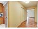 Bright hallway with hardwood floors and double doors at 4452 Huntington Dr, Gastonia, NC 28056