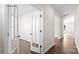 Bright hallway with hardwood floors and french doors at 453 Court House Ave, York, SC 29745