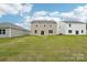 Expansive backyard with lush green grass and a view of neighboring homes at 4618 Harris Elliot Rd, Lincolnton, NC 28092