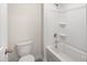 Clean bathroom featuring a bathtub and shower at 4618 Harris Elliot Rd, Lincolnton, NC 28092