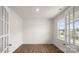 Bright home office with hardwood floors and French doors at 4618 Harris Elliot Rd, Lincolnton, NC 28092