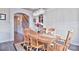 Bright dining room with hardwood floors and access to kitchen at 5600 Ballenger Ct, Waxhaw, NC 28173