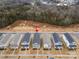 Row of houses from an aerial perspective at 717 Windage Way, Pineville, NC 28134