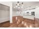 Open closet with wire shelving, providing ample storage space at 717 Windage Way, Pineville, NC 28134