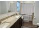 Double vanity bathroom with granite countertops at 1194 Great Falls Hwy, Chester, SC 29706
