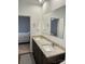Bathroom with double vanity and a view of bedroom at 1194 Great Falls Hwy, Chester, SC 29706