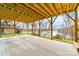 Covered patio with lake views and access to the lower level at 17909 Wilbanks Dr, Charlotte, NC 28278