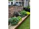 Landscaped garden with hostas and other lush greenery at 19411 Greentree Way, Cornelius, NC 28031