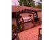 Outdoor kitchen with grill and pergola at 19411 Greentree Way, Cornelius, NC 28031