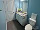 Bathroom with granite countertop and updated fixtures at 212 Old Centergrove Rd # 111, Kannapolis, NC 28083