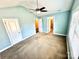 Spacious bedroom with carpeted floors and light blue walls at 212 Old Centergrove Rd # 111, Kannapolis, NC 28083
