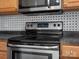 Stainless steel stove, microwave, and range hood in kitchen at 3102 Windsor Trace Dr, Fort Mill, SC 29707