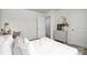 Cozy bedroom with a queen-size bed and built-in desk at 4622 Harris Elliot Rd, Lincolnton, NC 28092