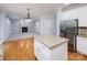 Kitchen with island and stainless steel appliances at 5726 Cactus Valley Rd # 238, Charlotte, NC 28277