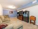 A spacious basement with ample storage space, ideal for recreation or hobbies at 1204 Allenbrook Dr, Charlotte, NC 28208