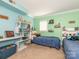 Spacious bedroom with twin beds and built-in shelves at 1204 Allenbrook Dr, Charlotte, NC 28208